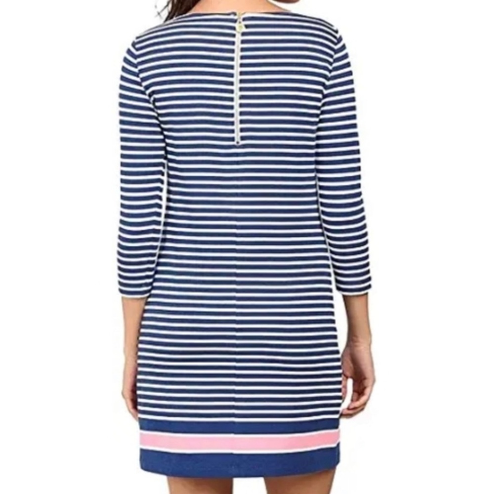 LILLY PULITZER IRINA GUAVA MELON EXOTIC GARDEN DRESS Size Small Nautical - Picture 2 of 14